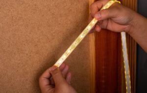 LED Strip Broken LEDs on a Cork Board