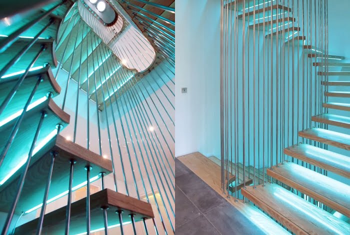 LED Strip Installation on Stairs
