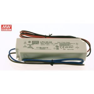 Mean Well 36 Watt LED Driver 24V IP67 (LPV-35-24)