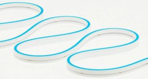 LED Neon Flex Light Strips in blue