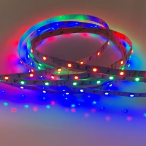 12V RGB LED Strip Lights Colour Variations