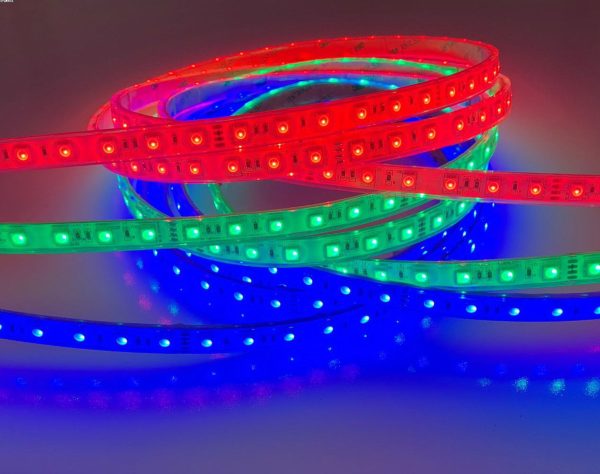 Waterproof 24V RGB LED Light's Colour Variations with IP68 Rating