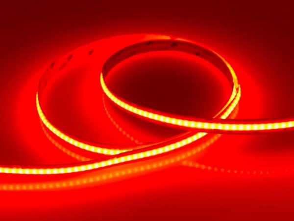 COB RGBW Chip On Board Red LED Strip Light 24V