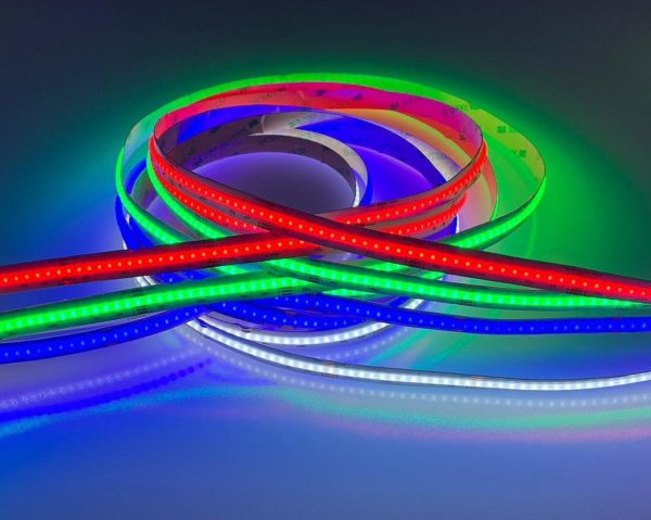 RGBW COB LED Strip Lights with all variations