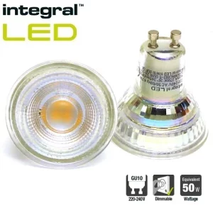 Integral Dichroic Glass 3.6 Watt GU10 Dimmable (50W Replacement)